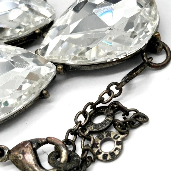 BaubleBar Faceted Jeweled Teardrop Necklace - Picture 3 of 4